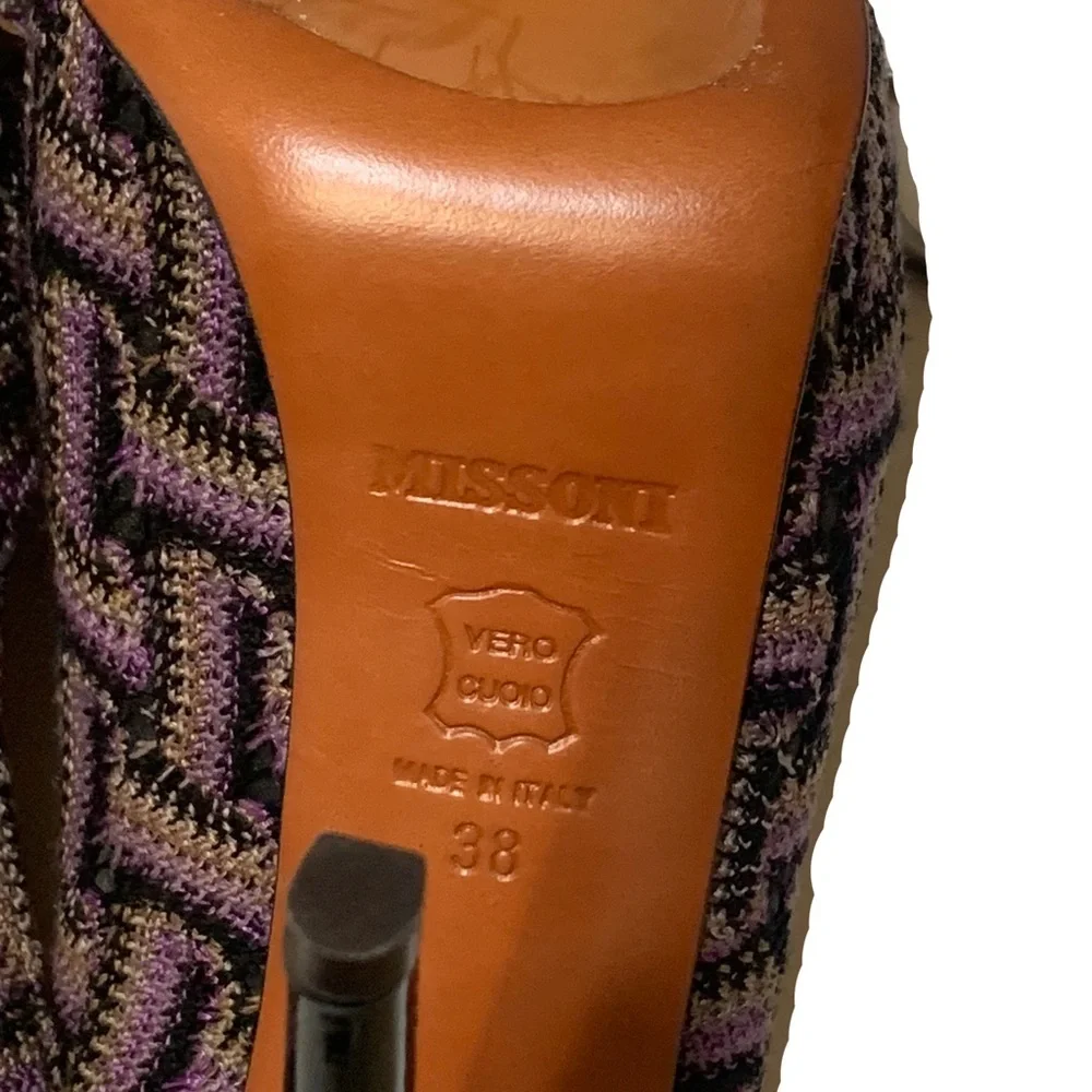 8 / missoni heels shoes
